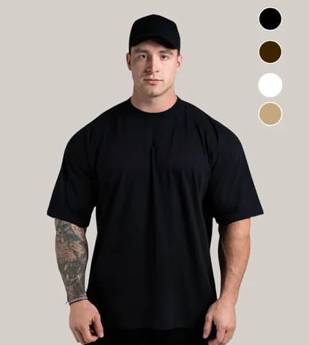 Camiseta Oversized Masculina Treino Academia Estilo Casual