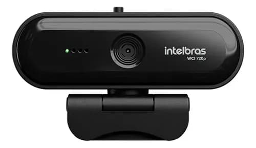 Webcam Intelbras Hd Wci 720p 720p Hd Cor Preto