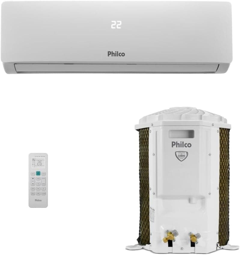 Ar-Condicionado Split HW Philco PAC12QI 12.000 BTUs R-32 Quente/Frio 220V
