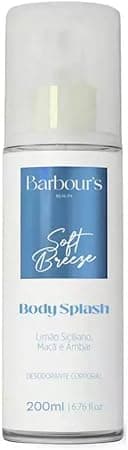 Barbour's Beauty Body Splash Soft Breeze Deo Colônia Spray, Fragrância Floral com Lichia e Âmbar, 200ml, Feminino