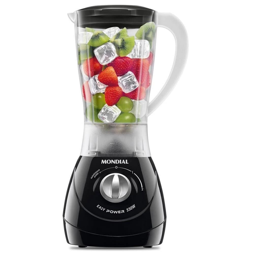 Liquidificador Mondial Power L-550 2 Velocidades e Pulsar 550W