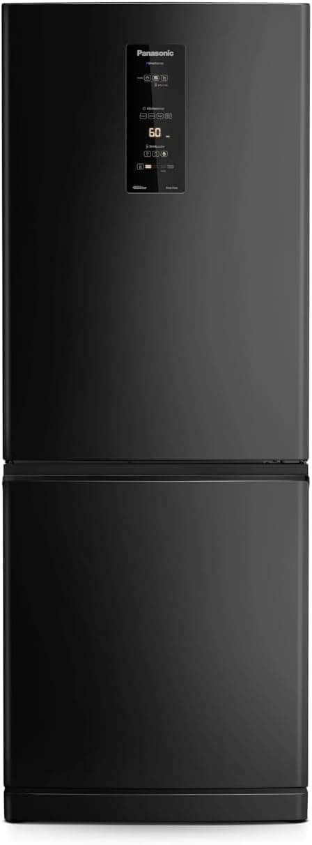 Geladeira Panasonic BB64 Black Inox Inverse Frost Free 460L Inverter A - NR-BB64PV1B 127V