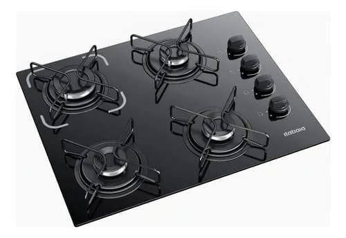 Cooktop Itatiaia Essencial 4 Bocas cor Preto
