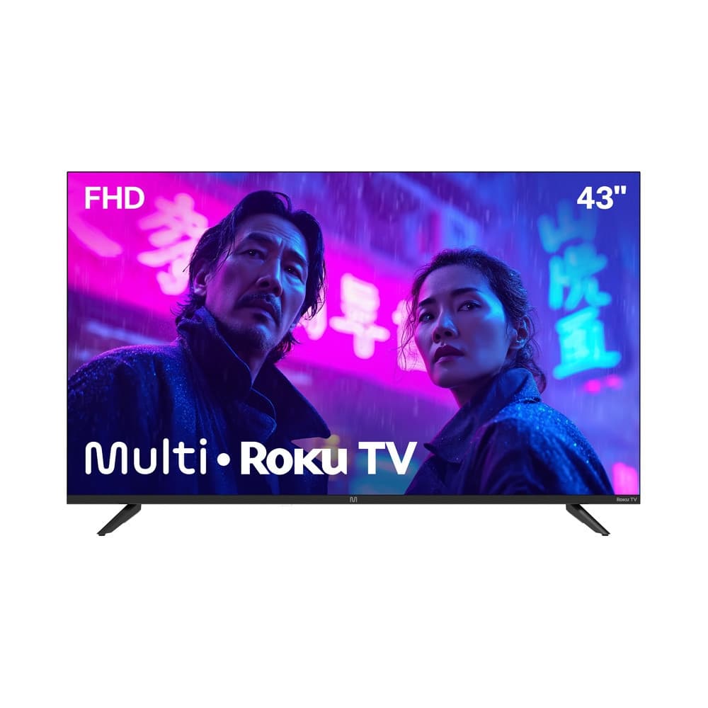 Multi Roku TV 43 Smart DLED FHD Wi-fi 3 HDMI Alexa e Google Home - TL082E