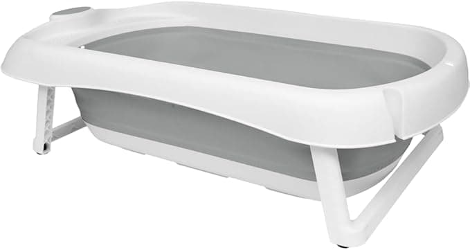 Buba Banheira Dobrável Silicone E Plástico Portátil (Cinza)