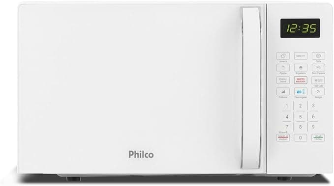 Microondas 20 Litros Limpa Fácil 1100w Philco PME25B 110V