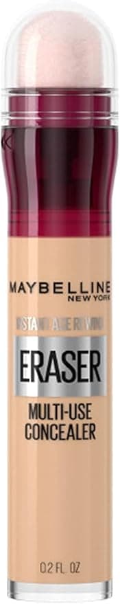 Maybelline NY Instant Age Rewind Corretivo Líquido, Multiuso que Corrige Olheiras e Linhas Finas, Contorna e Ilumina, Alta Cobertura e Fórmula Vegana, Cor 120 Light, 6ml