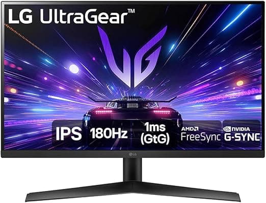 Monitor Gamer LG UltraGear 27” 27GS60F-B IPS Full HD 180Hz 1ms (GtG) NVIDIA® G-SYNC® AMD FreeSync™