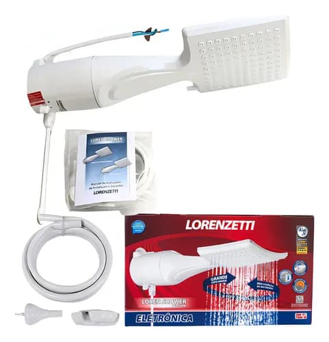 Lorenzetti Shower Ultra Eletrônico chuveiro 7500w cor branco potência 7500 W voltagem