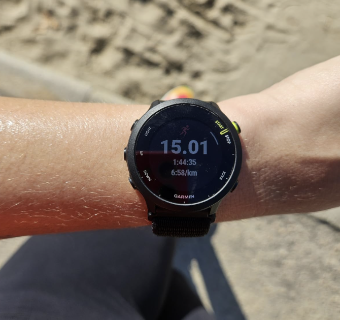 Garmin Relógio Forerunner 55 Preto 42mm com Monitor Cardíaco de Pulso e GPS