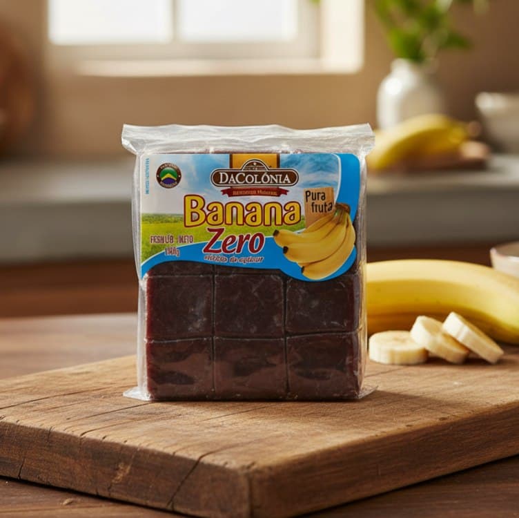 DaColônia Banana Zero Cartela 180G Dacolonia