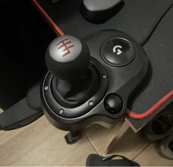 Câmbio Driving Force Shifter Preto Logitech G Preto