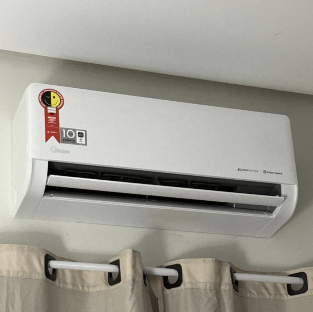 Ar Condicionado 9000 Btus Split Hi Wall Inverter Midea Frio Ai Ecomaster 220v