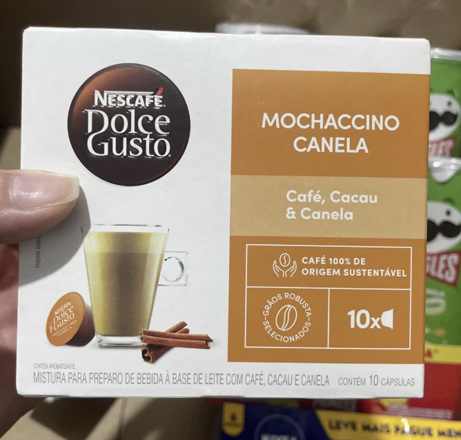 Café em Cápsula NESCAFÉ DOLCE GUSTO Mochaccino Canela 10 Cápsulas