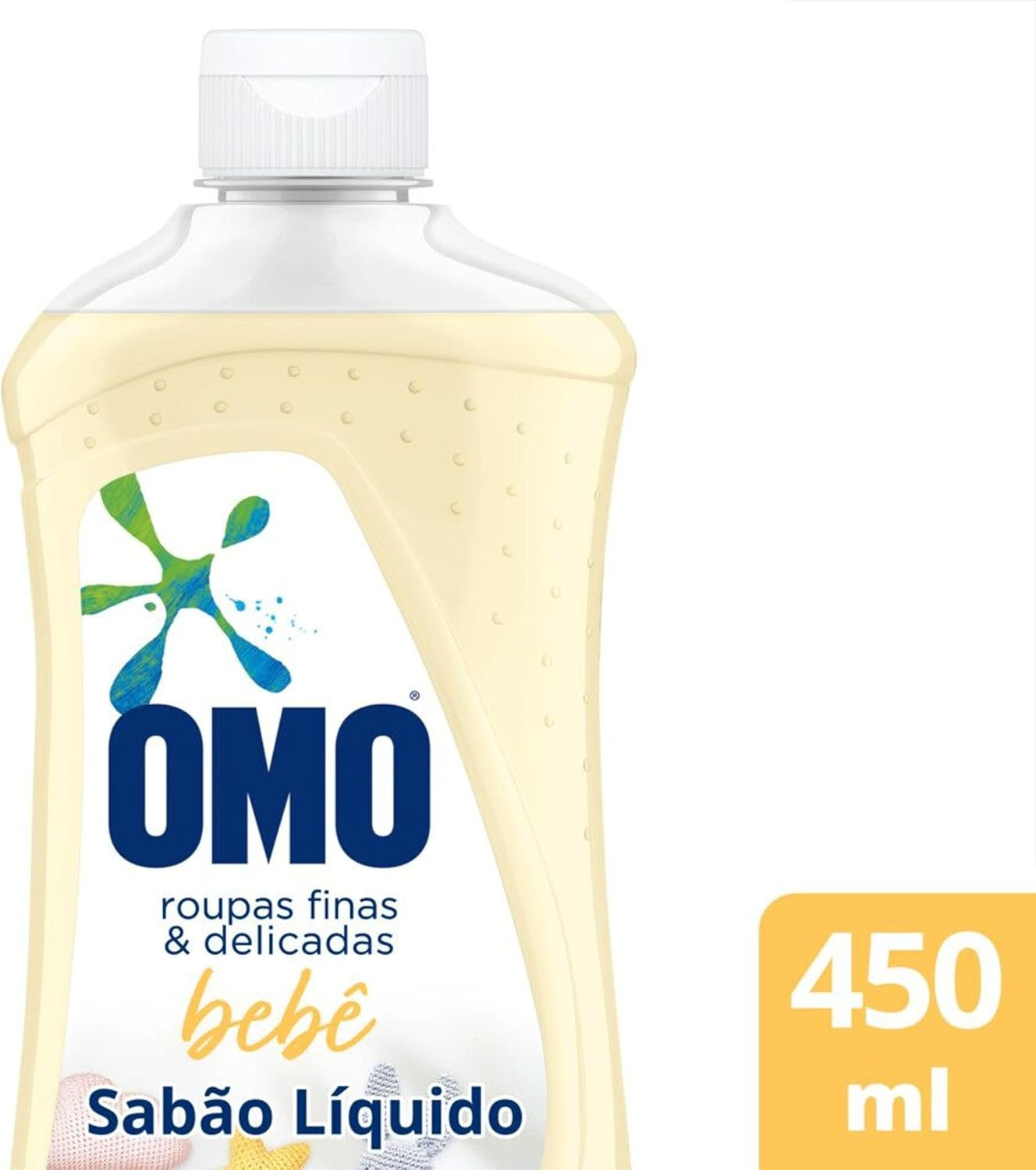 OMO Roupas Finas E Delicadas - Sabão Líquido Bebê 450 Ml