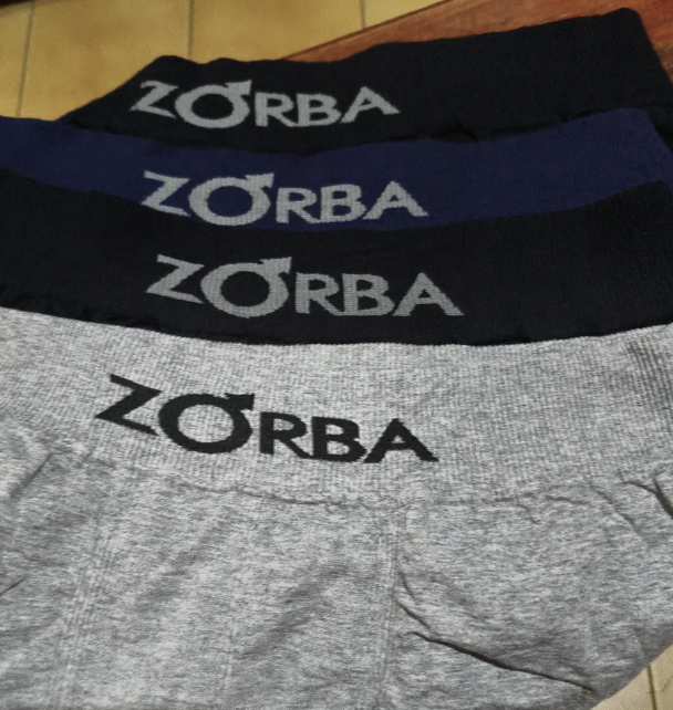 Kit 4 Cueca Boxer Algodão Sem Costura Zorba Adulto Masculina