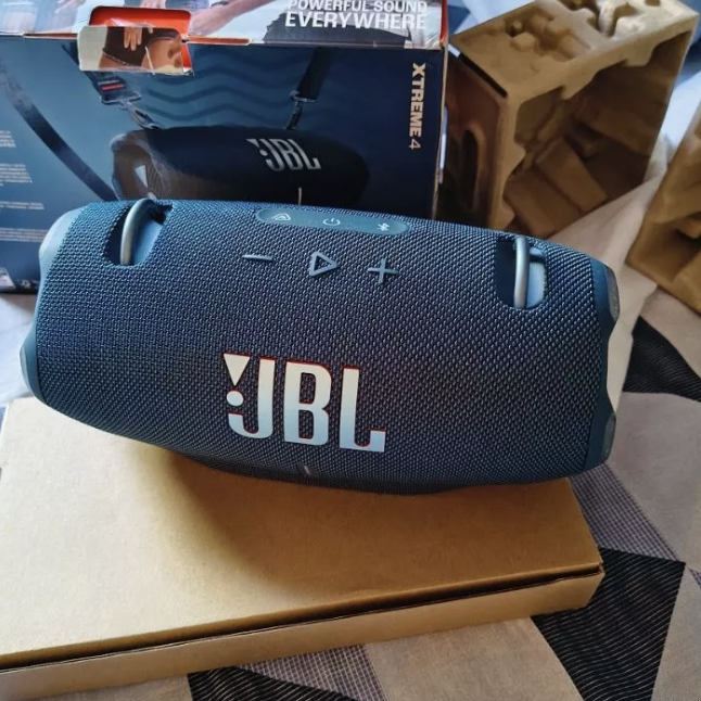 Caixa De Som Jbl Xtreme 4 Azul Bluetooth Portátil