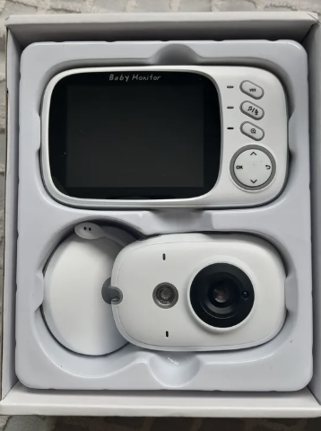 Baba Eletrônica Baby Monitor Vb603 Visão Noturna Dual Audio Cor Branco Estary Shop