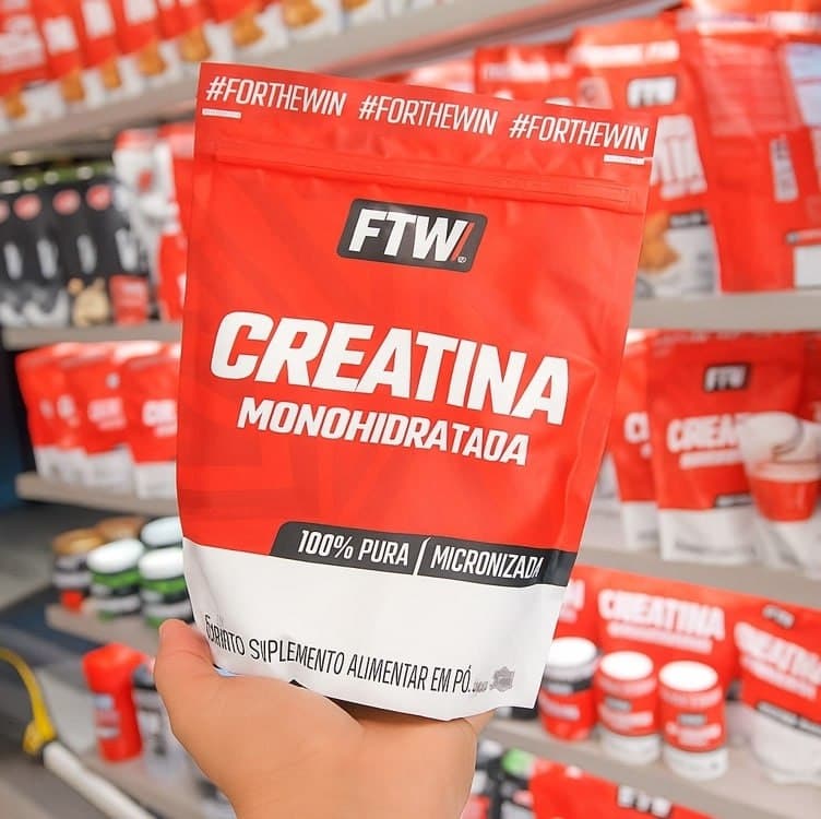 FTW Creatina Monohidratada 100% Pura - Explosão de Energia, Força e Resistência - Absorção Rápida para Ganho de Massa e Performance - Refil 300g