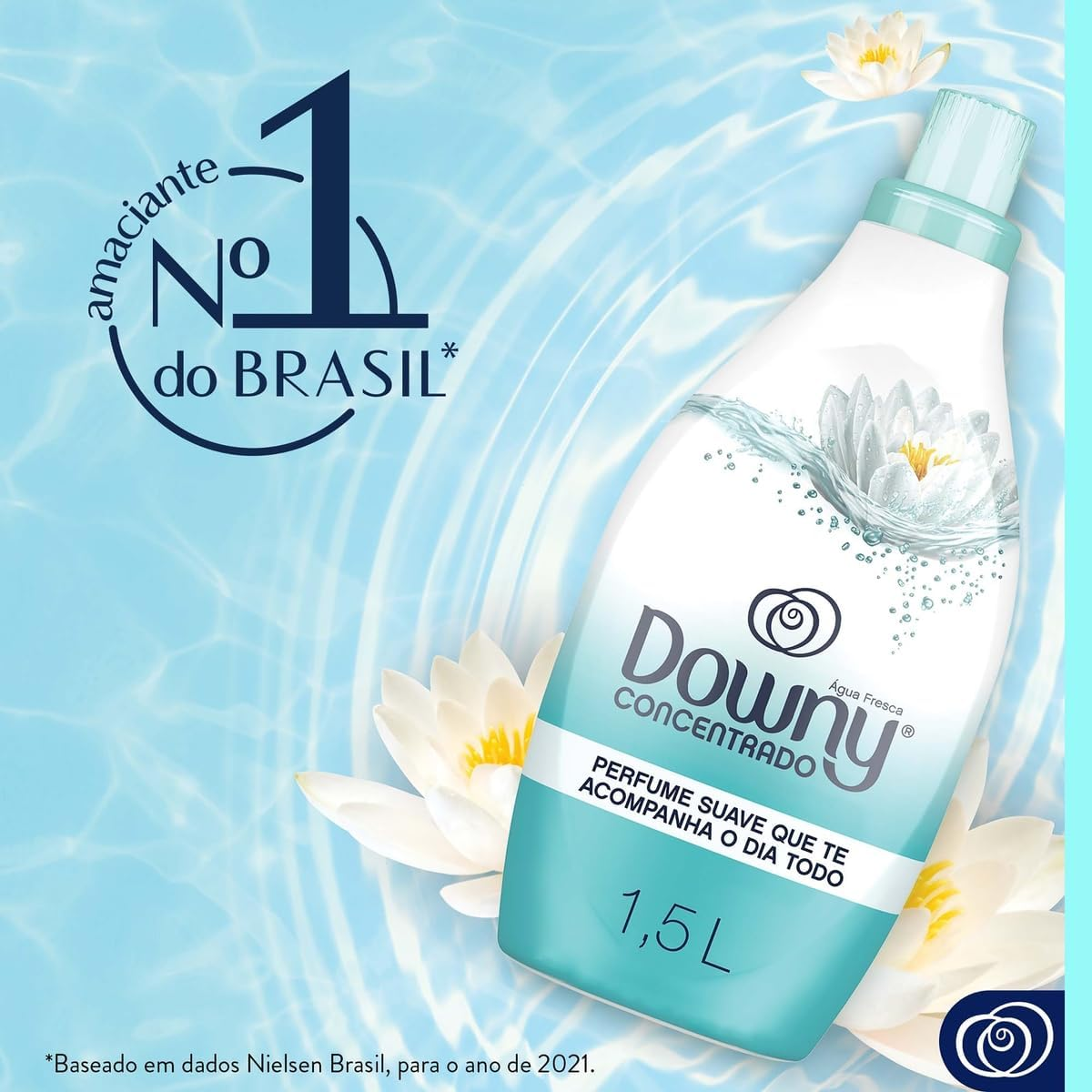 Downy Amaciante Concentrado Água Fresca 1,5L