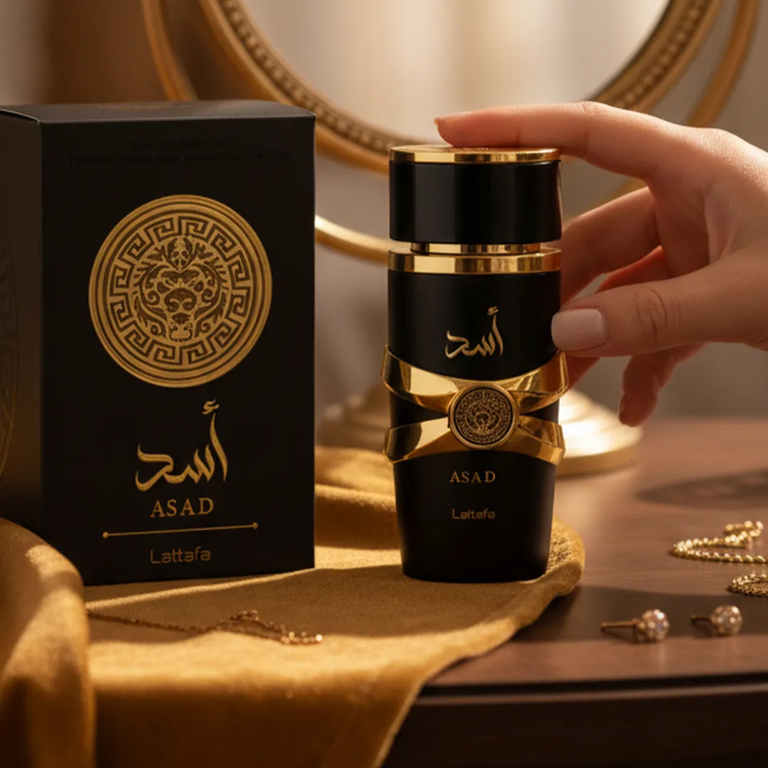 Perfume Lattafa Asad 100ml Eau De Parfum Versão Etiqueta 3d