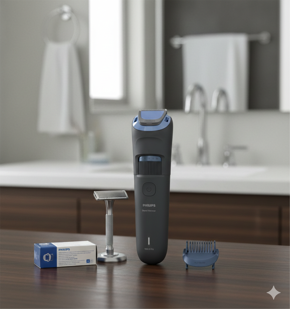 PHILIPS Aparador de Barba auto afiável, 20 opções de corte, Bivolt - BT3617/15