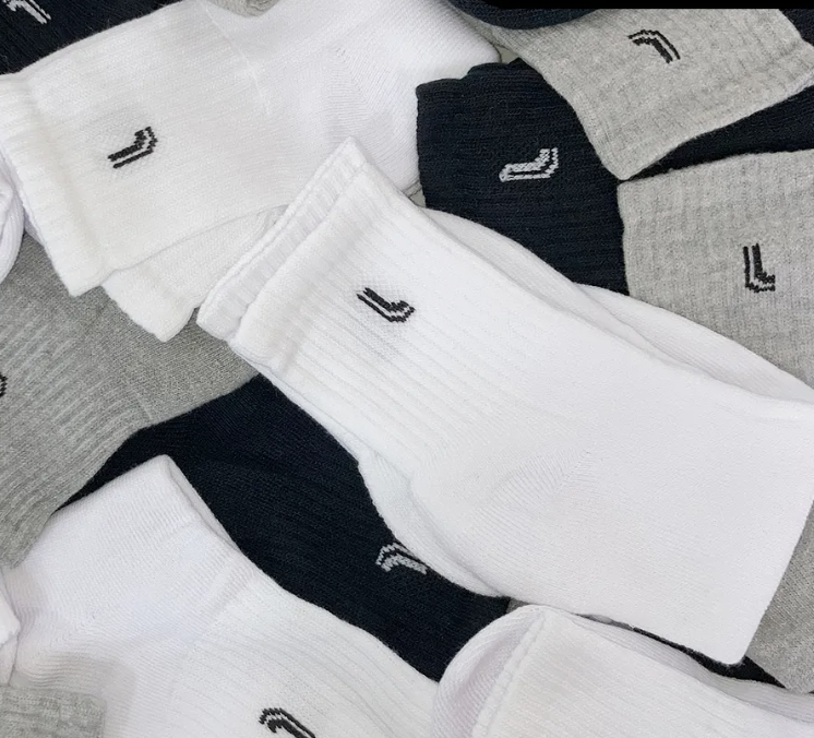 Kit 10 Pares Meias Lupo Cano Médio Alto Masculina Original