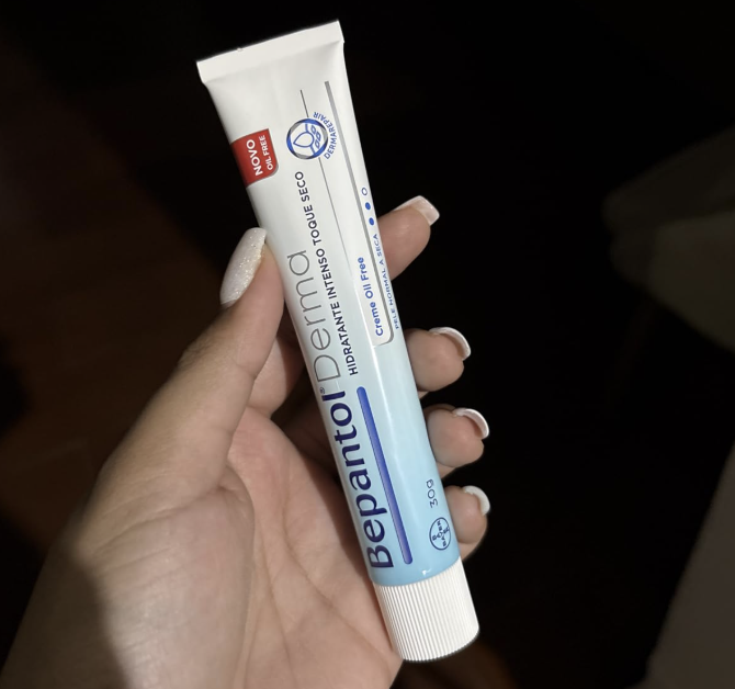 Bepantol Derma Toque Seco, Pele Normal a Seca, Hidratante Facial e Corporal, Bepantol Oil Free, 30g