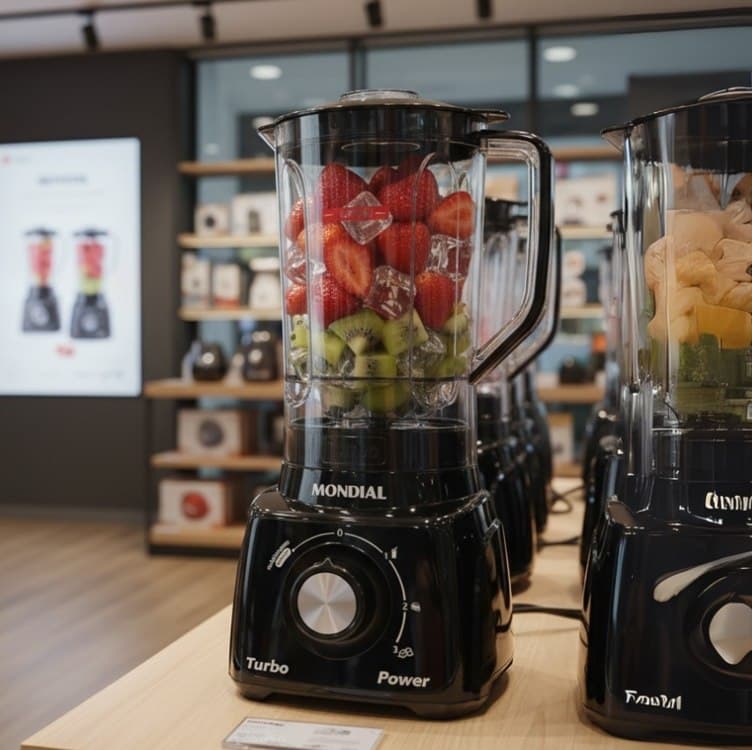 MONDIAL Liquidificador Turbo Power, Preto, 550W, 220V - L-99 FB