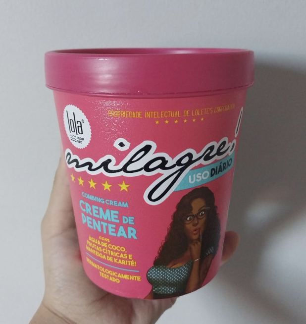 Milagre Creme para Pentear 450g , Lola Cosmetics