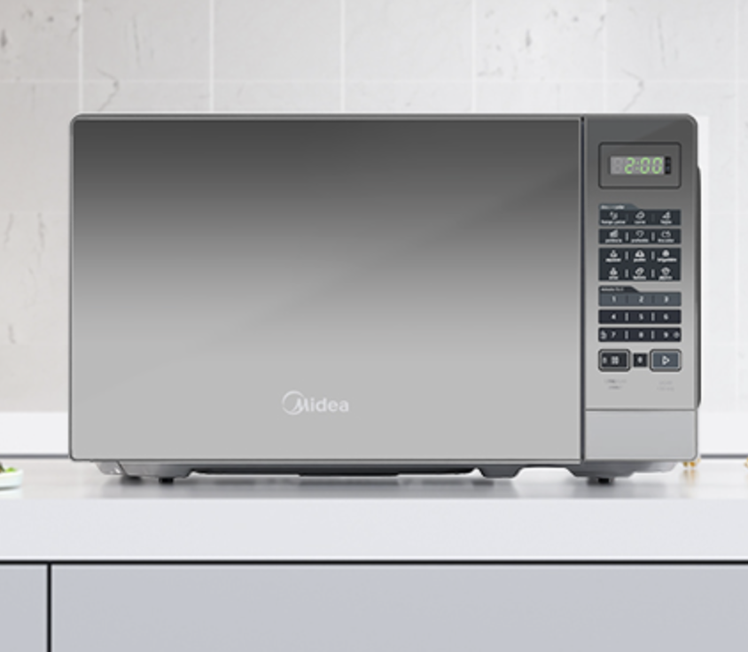 Forno Micro-ondas 20L Prata Espelhado Midea 220V MRAE22