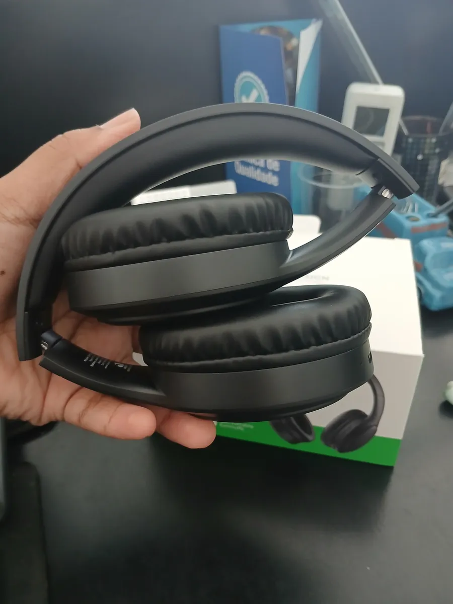 Fone De Ouvido Headphone Dapon H02d Bluetooth 5.1 Over-ear 22 Horas De Bateria Cor Preto