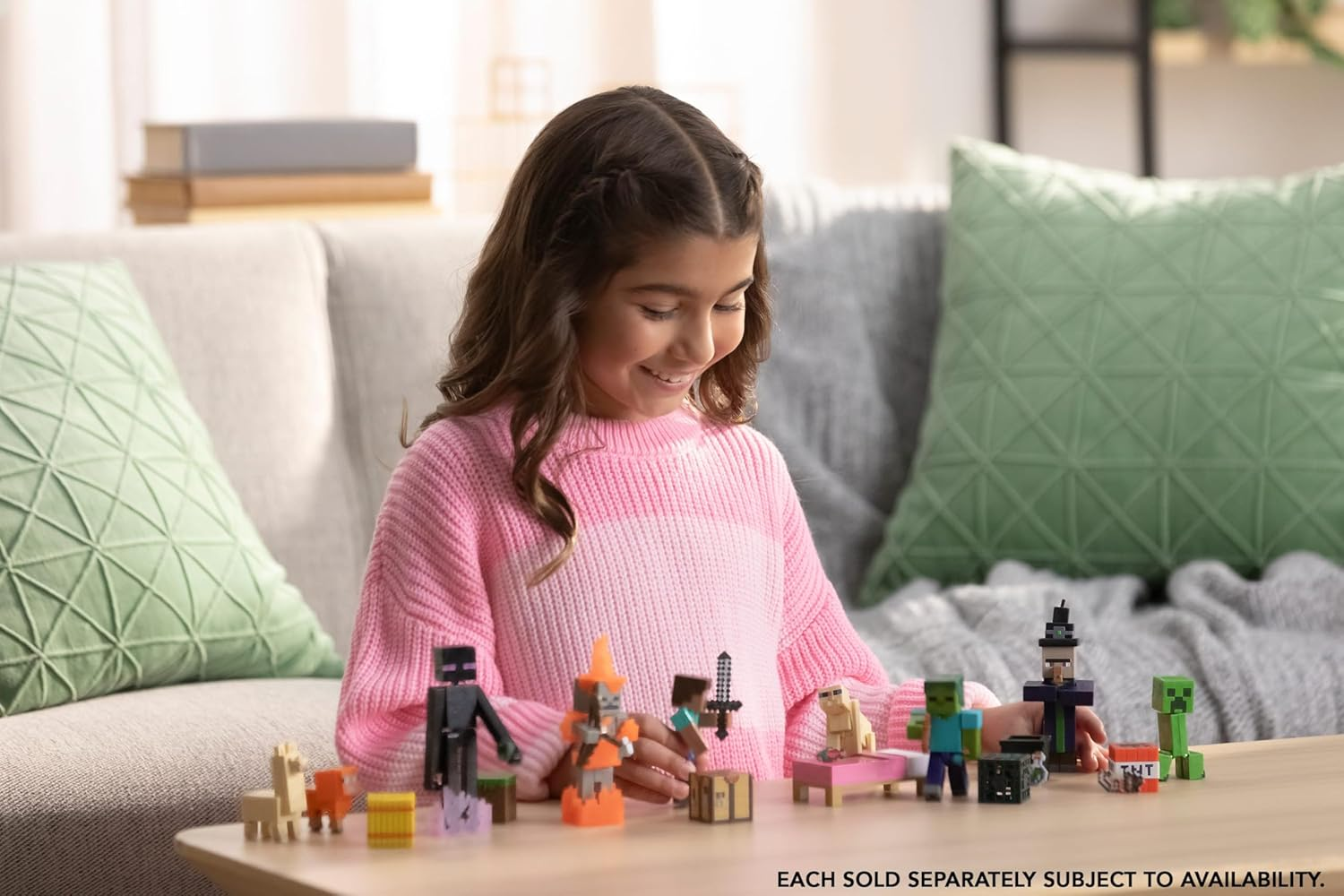 Minecraft Vanilla Figura de Ação Enderman para crianças a partir de 6 anos