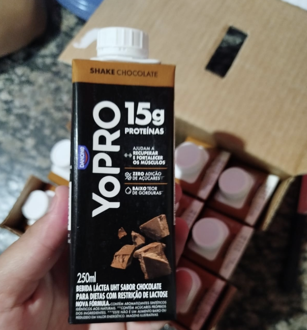 YoPRO Bebida Láctea UHT Chocolate 15g de proteínas 250ml - 12 unidades