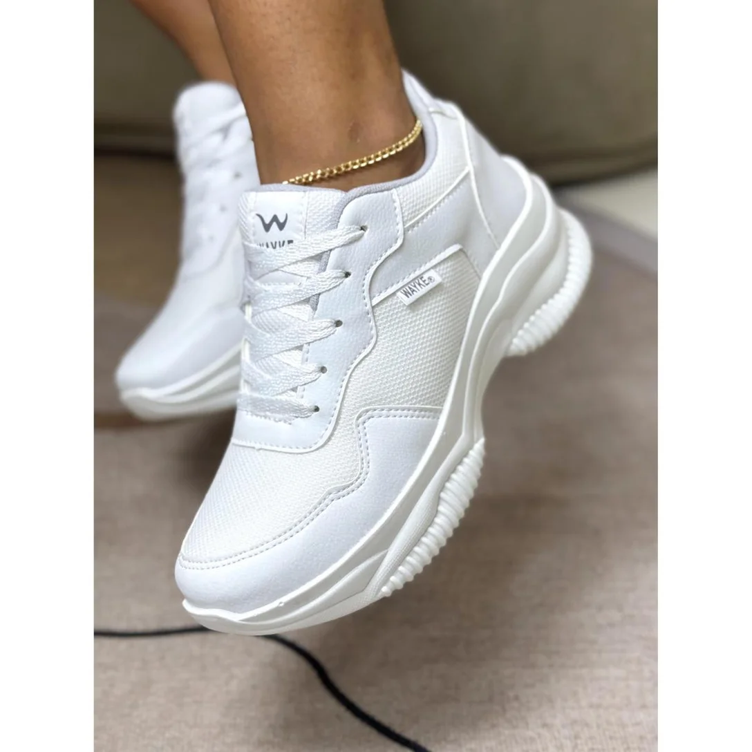 Tênis Feminino Wassyke Chunky Sneaker Casual - Branco