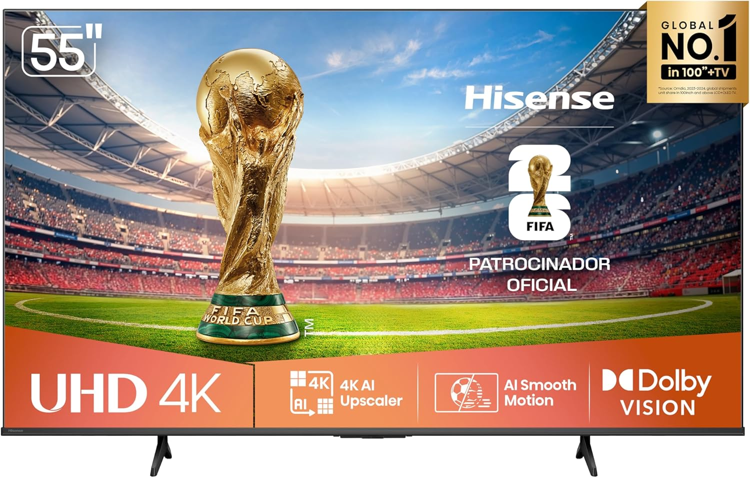 Hisense Smart TV 4K 55" Polegadas 55A6NV