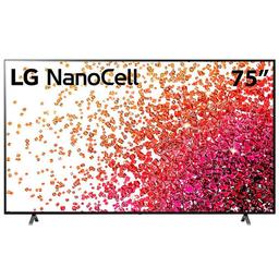 Smart TV 75" LG 4K NanoCell 75NANO75 3x HDMI 2.0, Inteligência Artificial ThinQAI, Smart Magic, Google Alexa - 2021