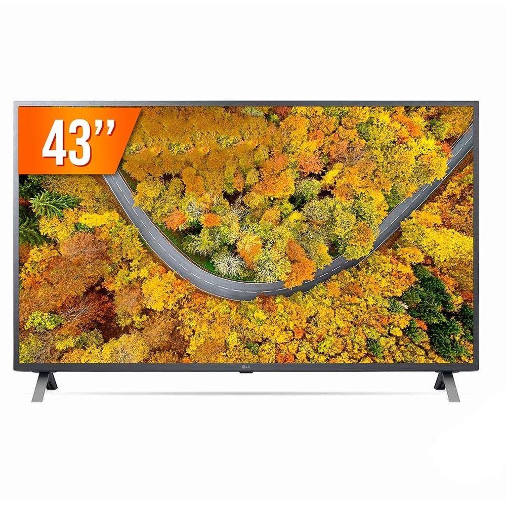 Smart TV LG 4K 43UP751C0SF 43 Wi-Fi Bluetooth - Preta