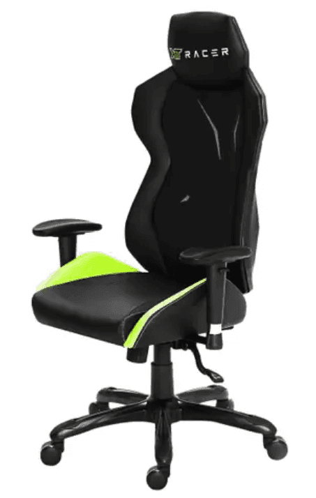 Cadeira Gamer XT Racer Reclinável Preta e Verde - Platinum Series XTP140