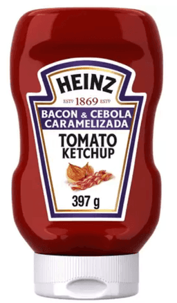 Ketchup Bacon & Cebola Caramelizada Heinz 397g