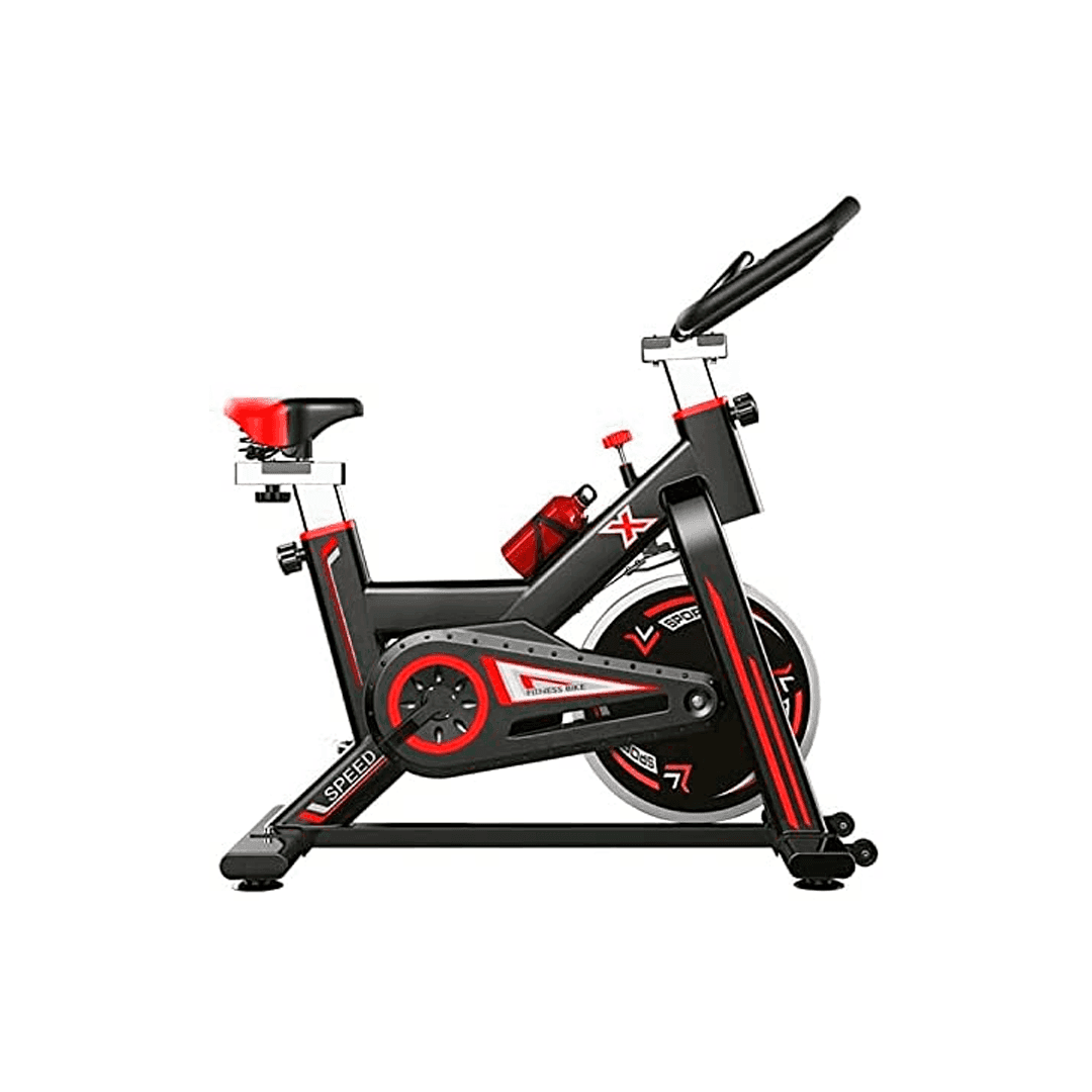 Bicicleta Spinning Mecânica New Speed Q50 Vermelha/Preta
